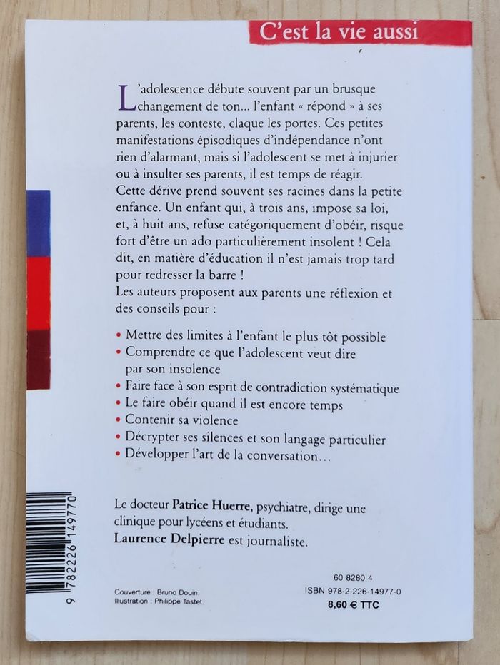 Guide Conseils et Pratique "Arrête de me parler sur ce ton! Comment réagir ?" / Albin Michel - photo numéro 2