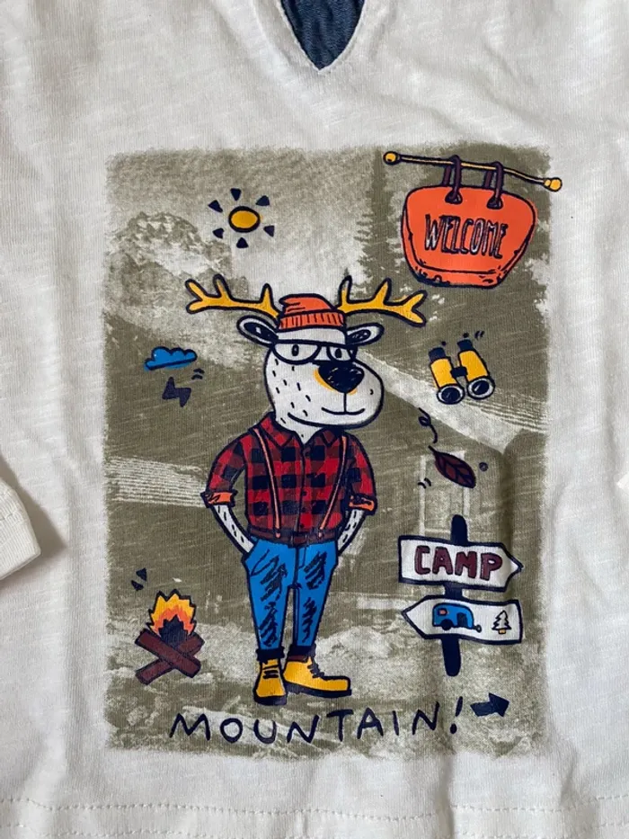 Tee shirt mountain 12 mois - photo numéro 2
