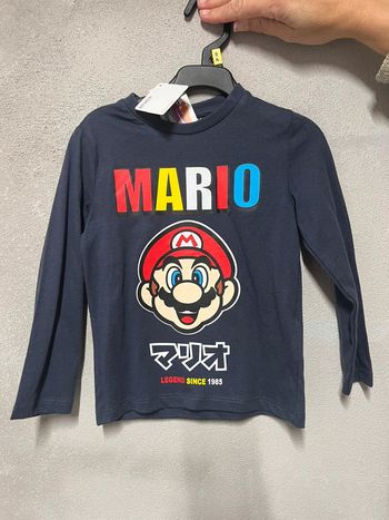 Tee shirt manche longue mario