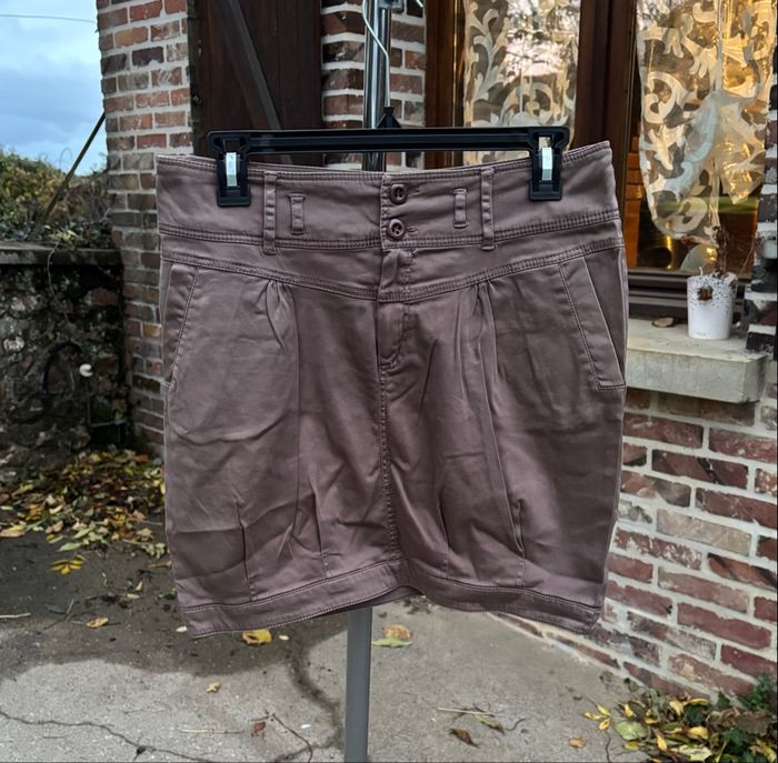 🤎 Jupe marron – Cache Cache – Taille 40
