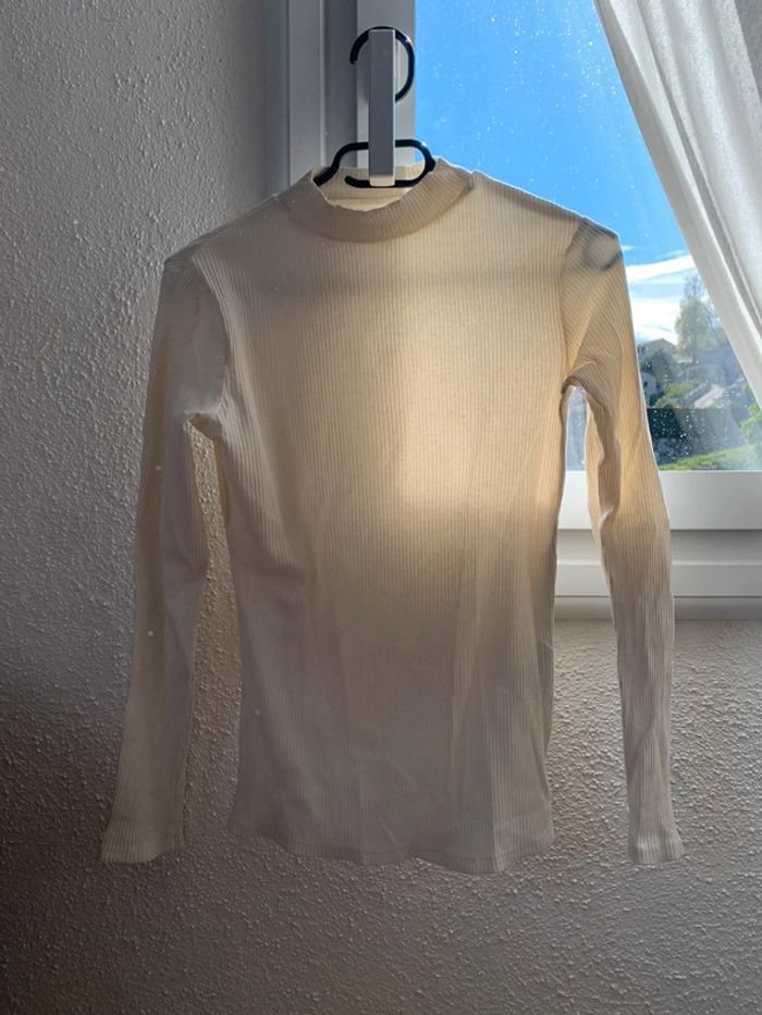 Haut manches longues blanc