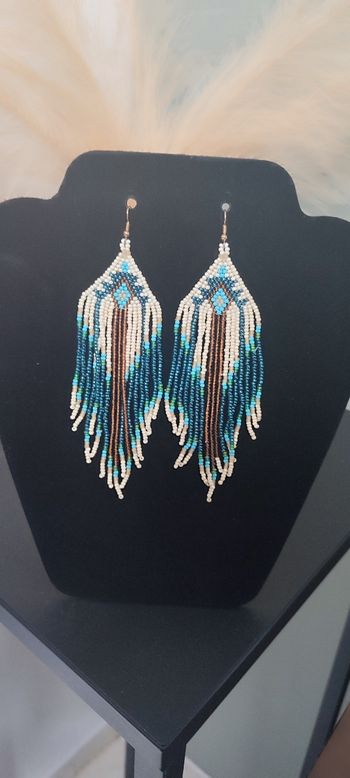 Boucles d'oreilles etnic longue