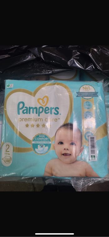 Pampers Premium taille 2 (88 couches)