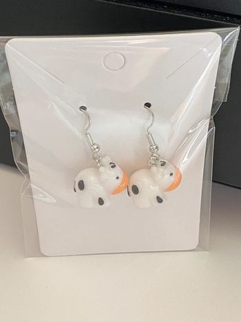 Boucles d’oreille vache