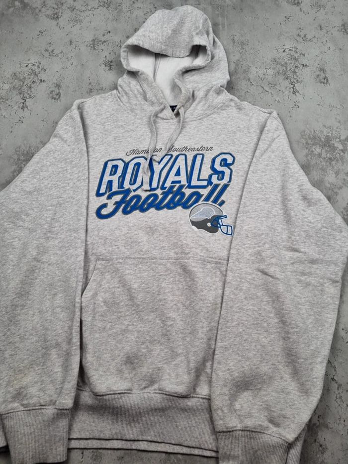Pull à capuche universitaire Royals Football – Taille M Hommes - photo numéro 3