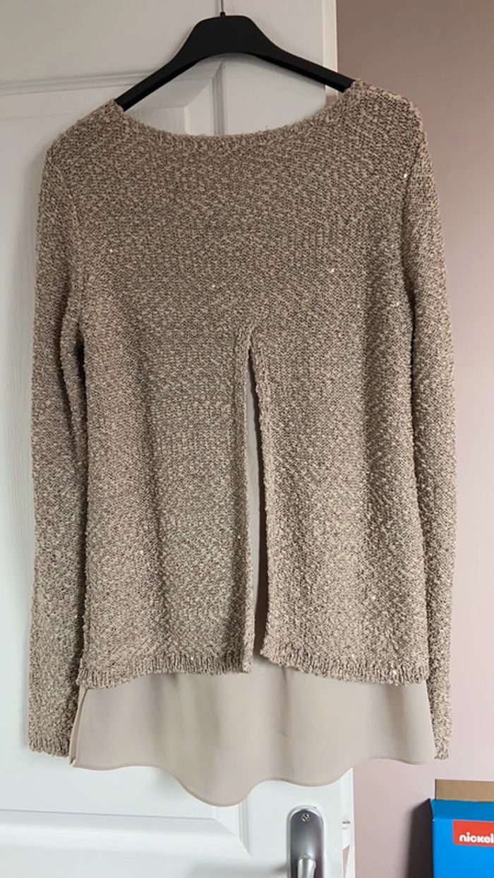 Pull Camaïeu beige - photo numéro 2
