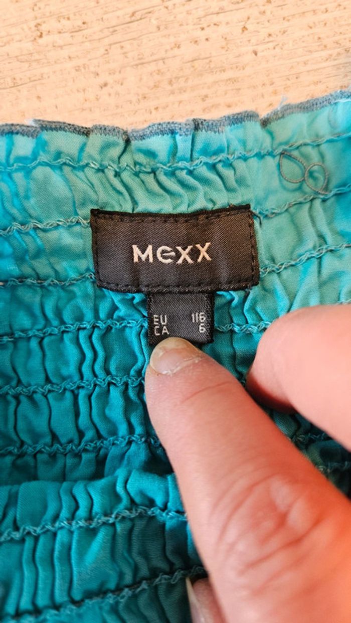 Robe courte à bretelles turquoise à flerus, Mexx, 6 ans, nickel - photo numéro 5