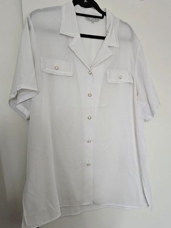 Chemisier vintage brodé grande taille