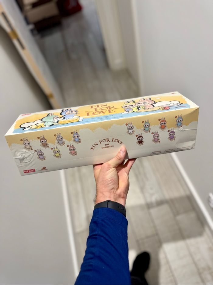 [NEUF] Display x14 Wholeset Popmart Labubu the monster pin for love séries - photo numéro 4