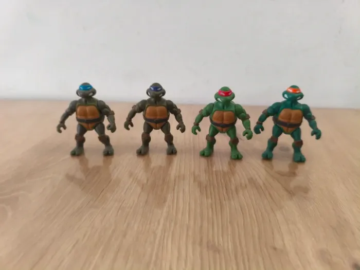 Lot mini figurines tortues ninja TMNT - photo numéro 2