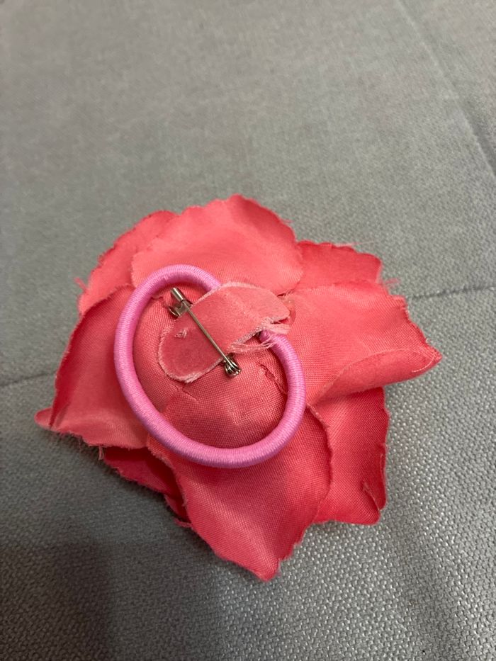 Fleurs Rose élastique ou épingle - photo numéro 2