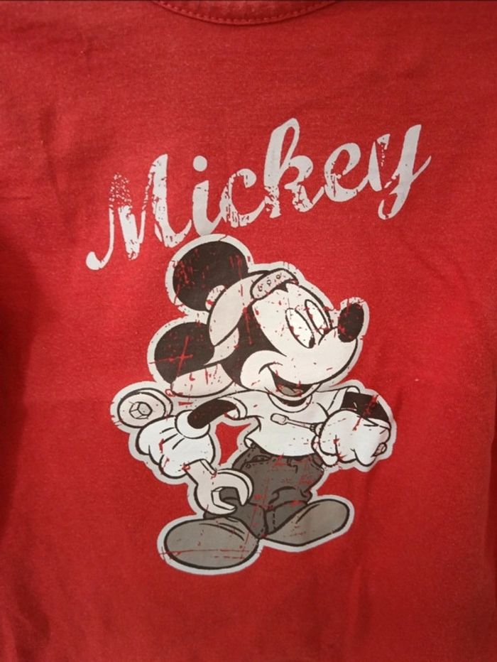 Lot t-shirt manche longue disney mickey - photo numéro 4