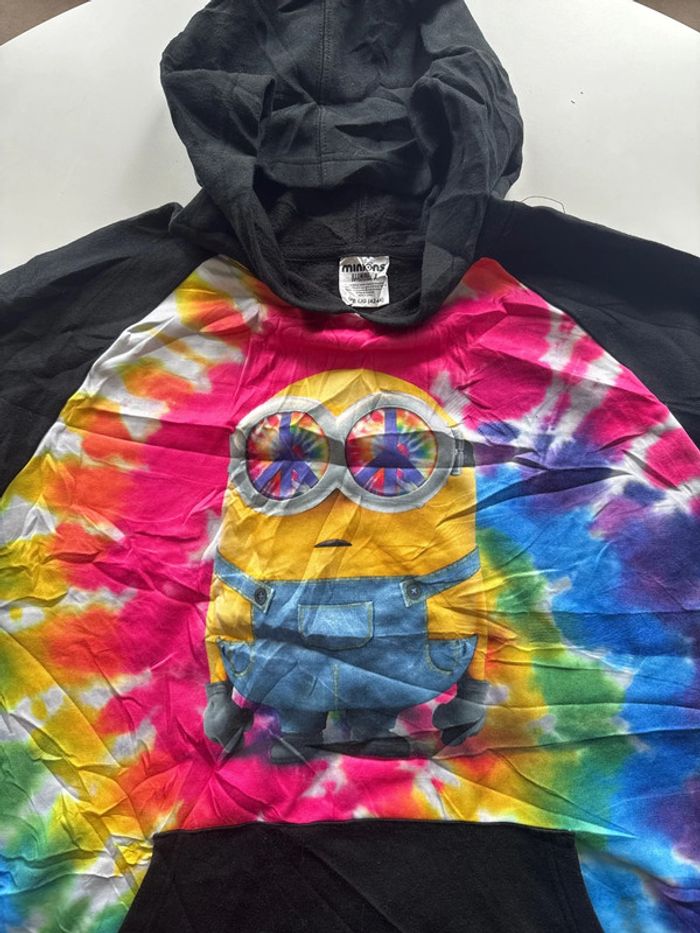 Sweat à capuche Minions tie & dye – Taille L (42/44) - photo numéro 3