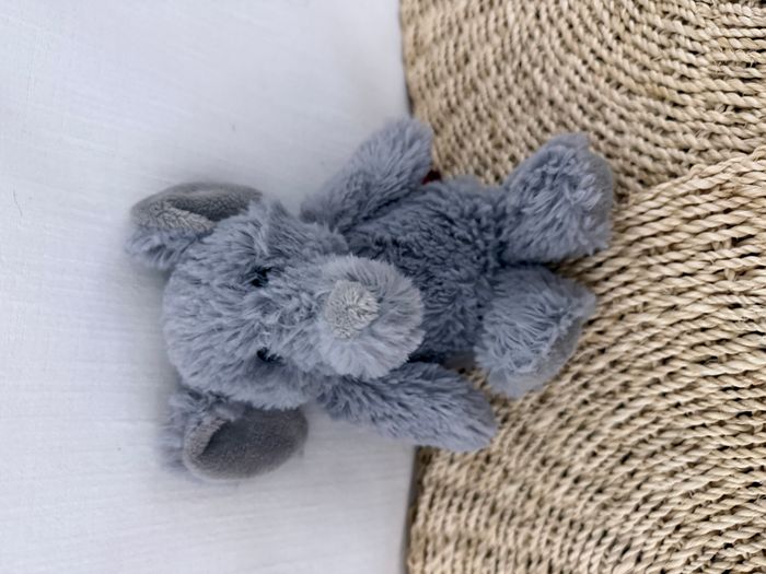 Doudou peluche éléphant gris CUDDLY AURORA