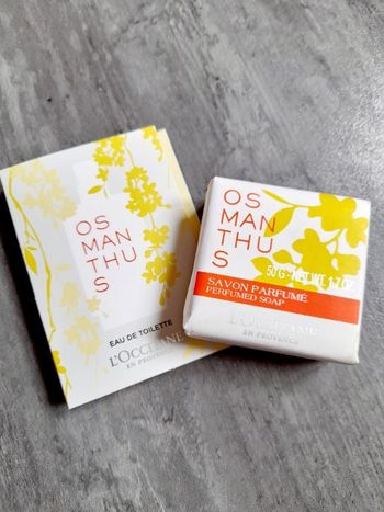 Lot L'Occitane osmanthus