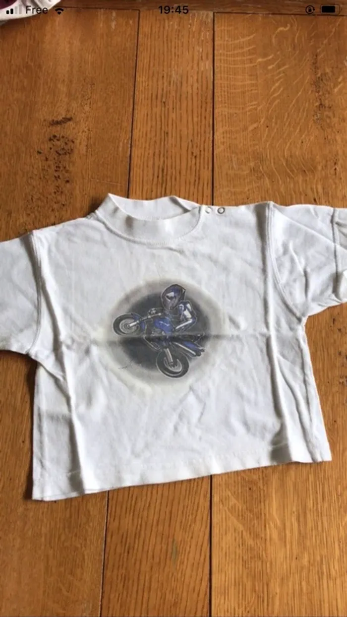 Tee shirt garçon manche courte