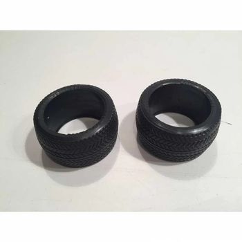 Lot x2 pneu arrière Michelin burago pièce miniature bugatti EB110 1991 1/18 1/18e 1/18ème #A4