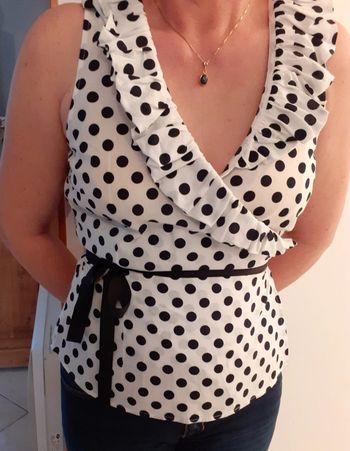 Tunique débardeur volantée