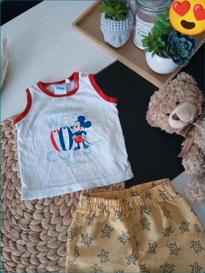 Ensemble d'été garçon Taille 6 Mois🌿🦁 - photo numéro 4