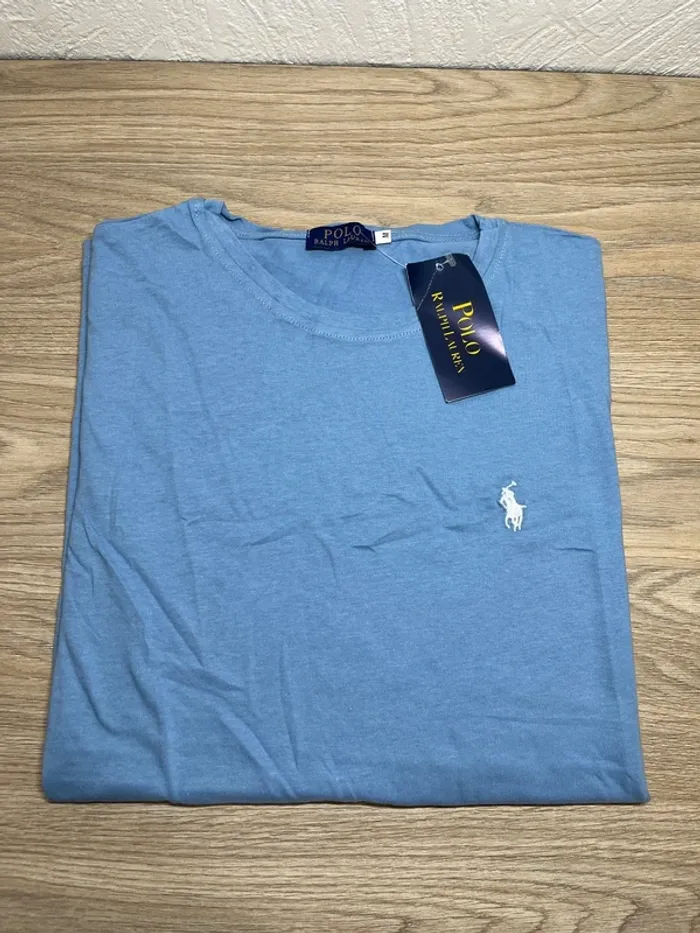 Ralph Lauren – T-shirt bleu clair – Taille M – Neuf