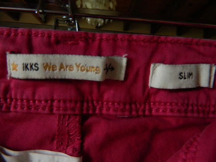 Pantalon fille T 12 ans coupe slim "IKKS" - photo numéro 4