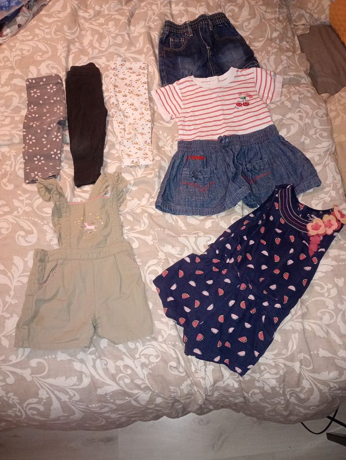 Lot fille été 12 mois