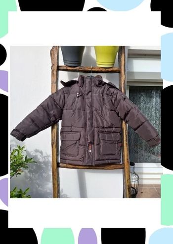 Doudoune garçon 6 ans chaude capuche doublée – parfait état