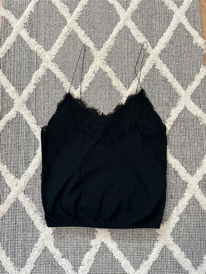 Top dentelle à bretelles vintage - photo numéro 2