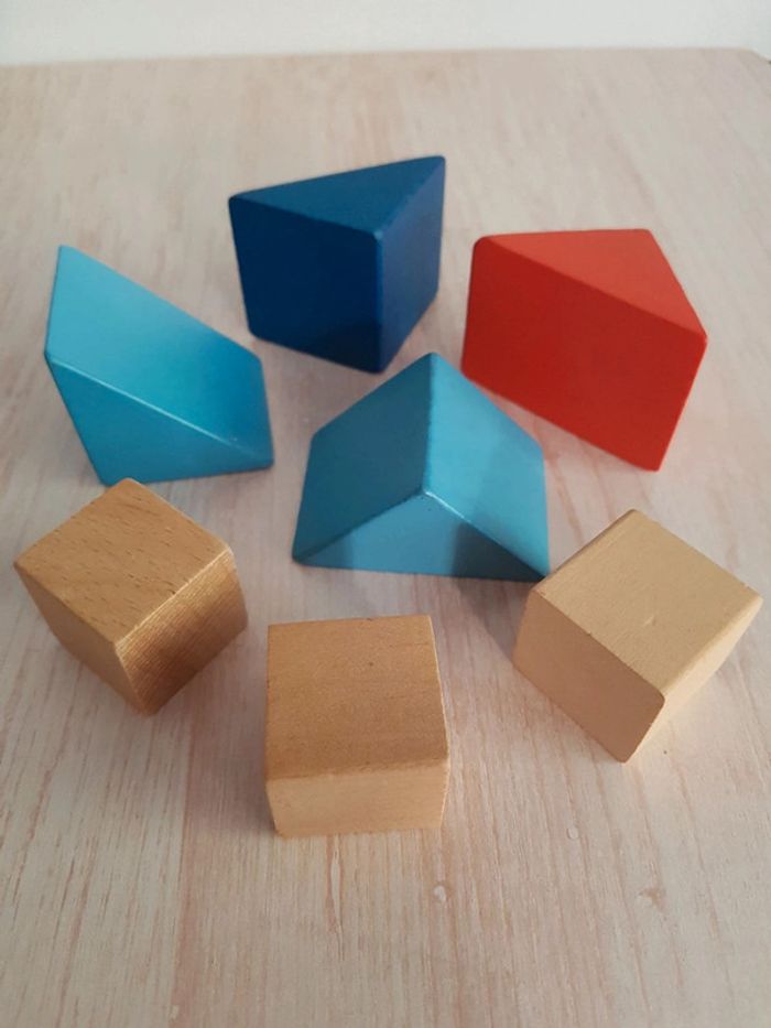 Kubix blocs de construction en bois Janod et petit train - photo numéro 9