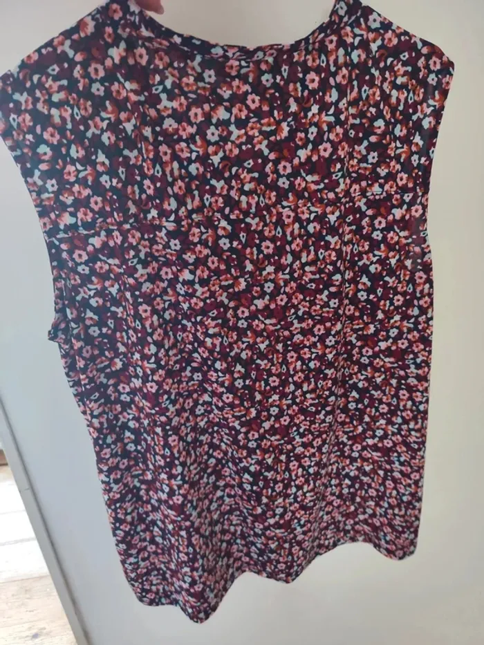 Blouse fleurie L - photo numéro 3