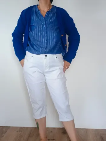 gilet bleu petrole Tu