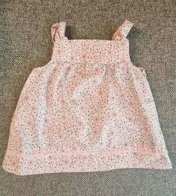 Blouse A l'heure Anglaise, taille 6 mois