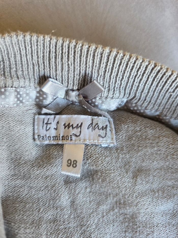 Gilet cache coeur gris - photo numéro 5