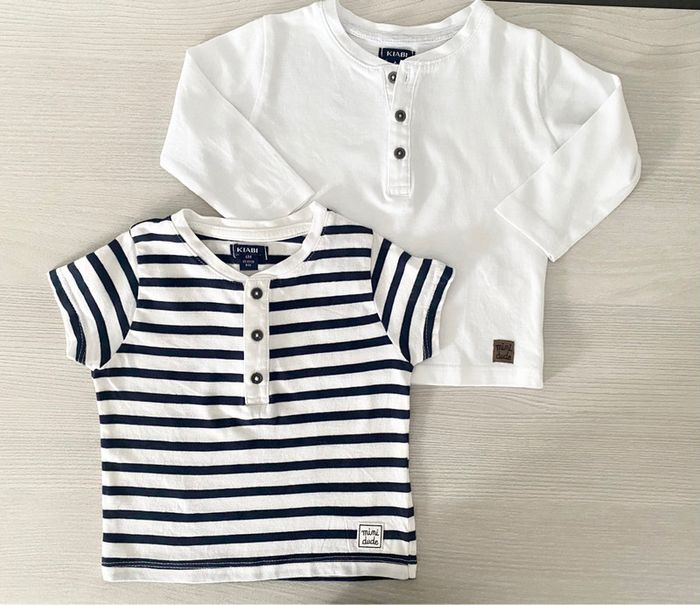 Lot 2 Tee-shirt 6 mois NEUFS