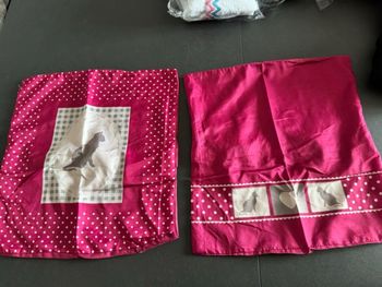 2 taies d’oreillers Françoise Saget