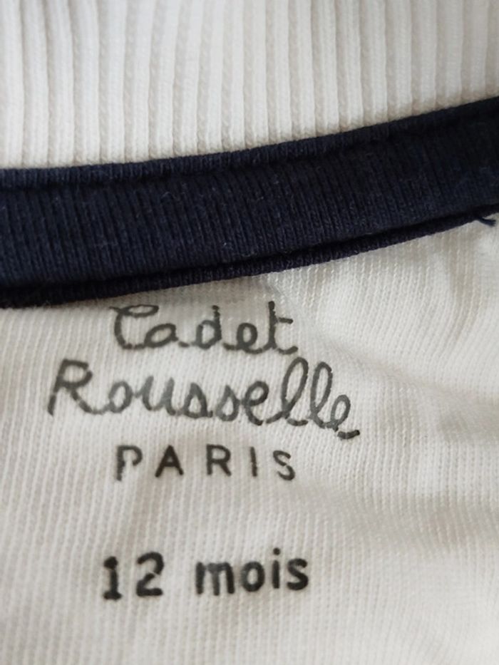 Sweat chaud blanc Cadet Rousselle taille 12 mois - photo numéro 3
