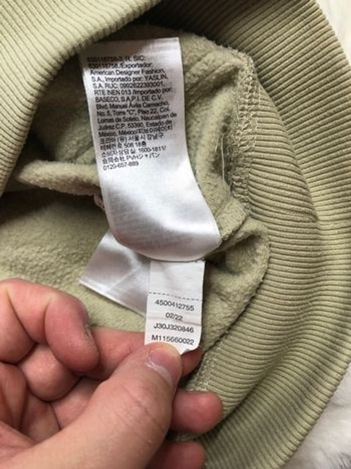 Pull homme Calvin Klein, vert, très bon état taille M - photo numéro 5