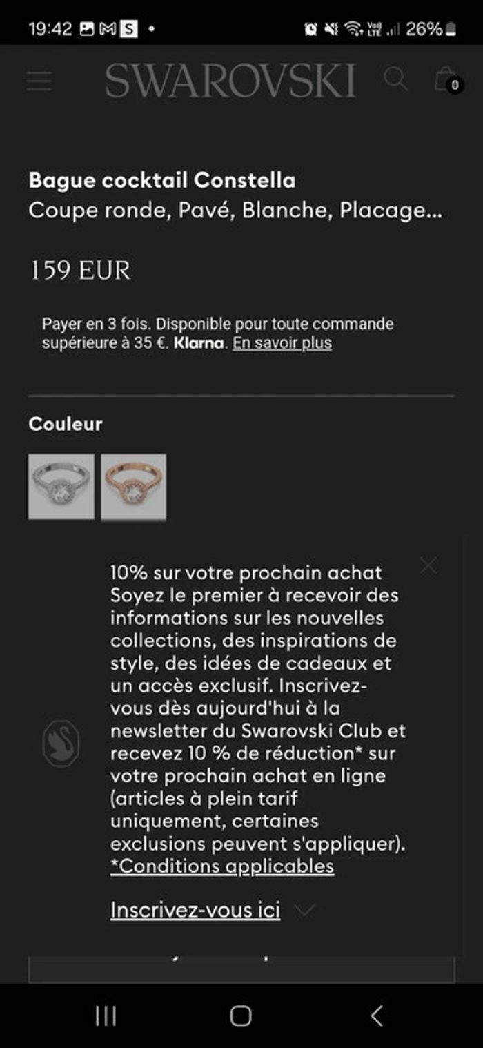 Parure bijoux Swarovski - photo numéro 17
