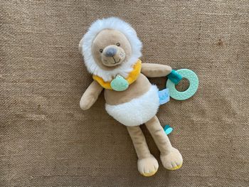 Peluche d’activités lion Maxou BN0553 Baby Nat