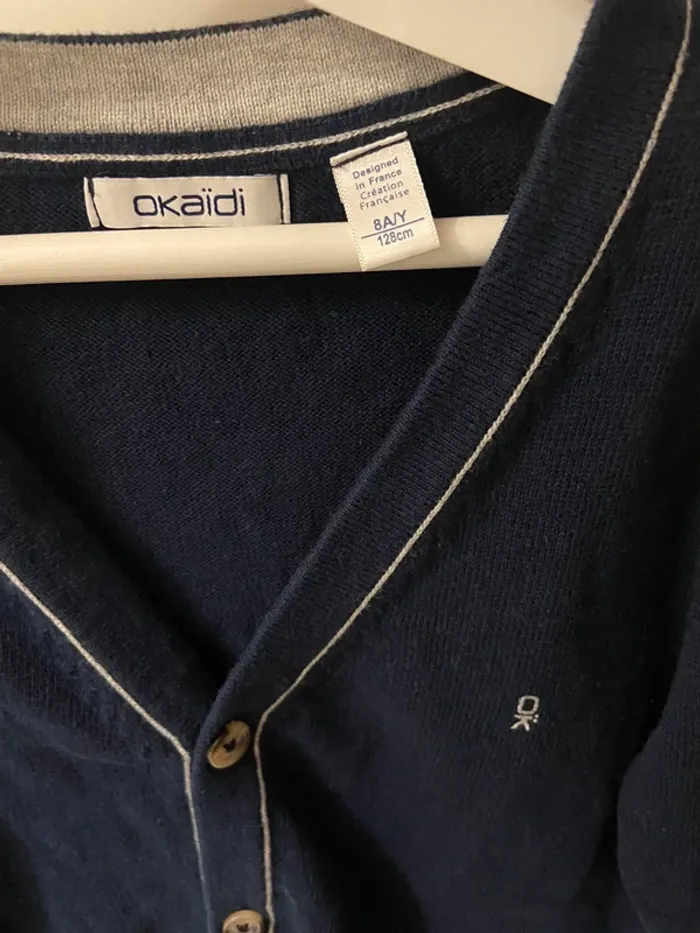Gilet coton porté une fois 8 ans - photo numéro 2