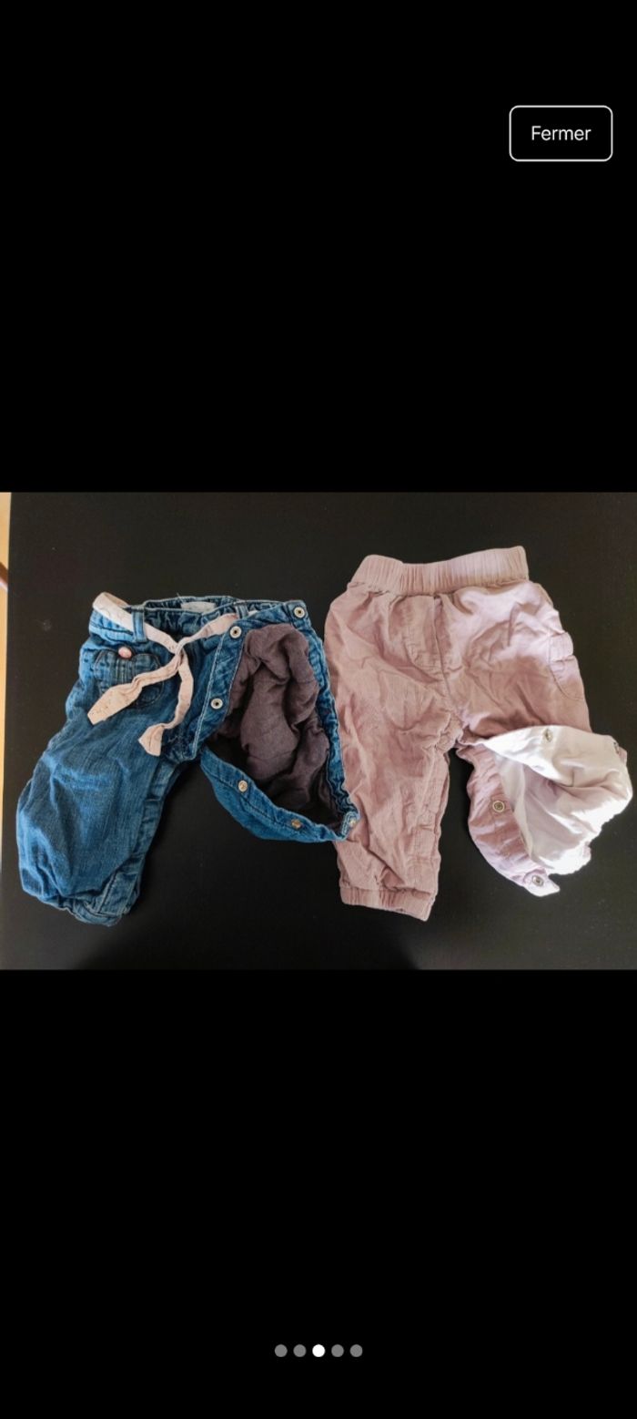 Lot de 2 pantalons - photo numéro 3