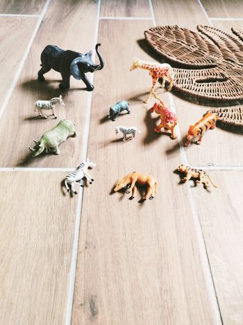 🦓Lot divers animaux elephant, girafe..Montessori en plastique