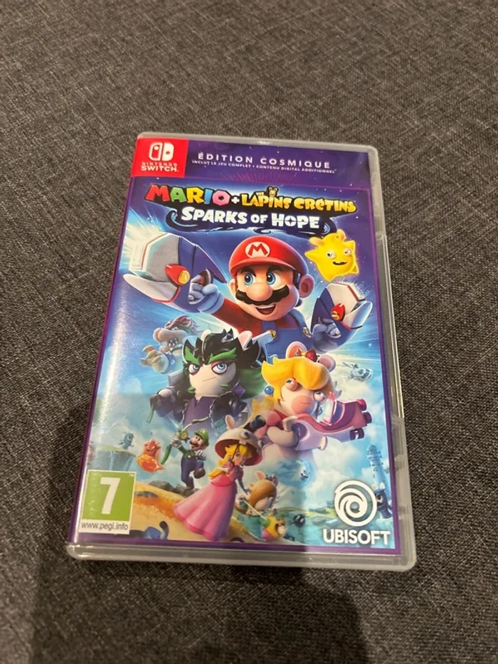 Jeu switch mario+lapins cretins sparks of Hope