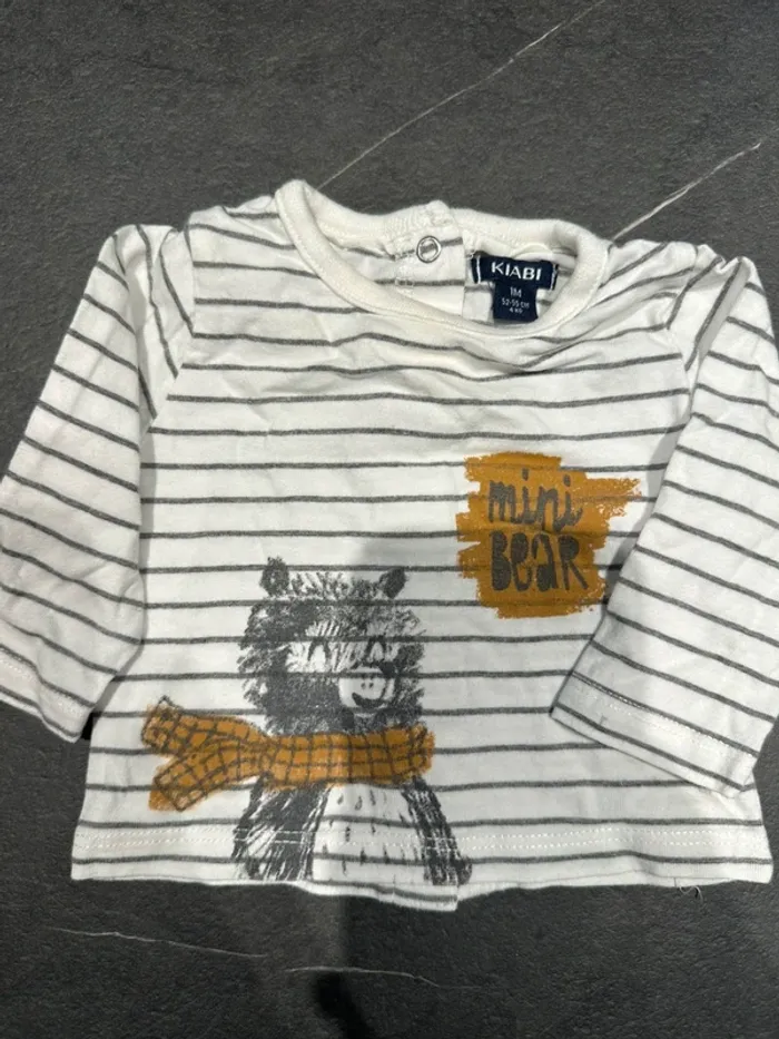 Lot 3 tshirts 1 mois - photo numéro 5