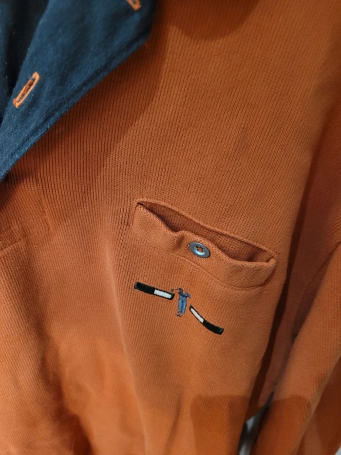 Pull orange brique - Vintage - photo numéro 2