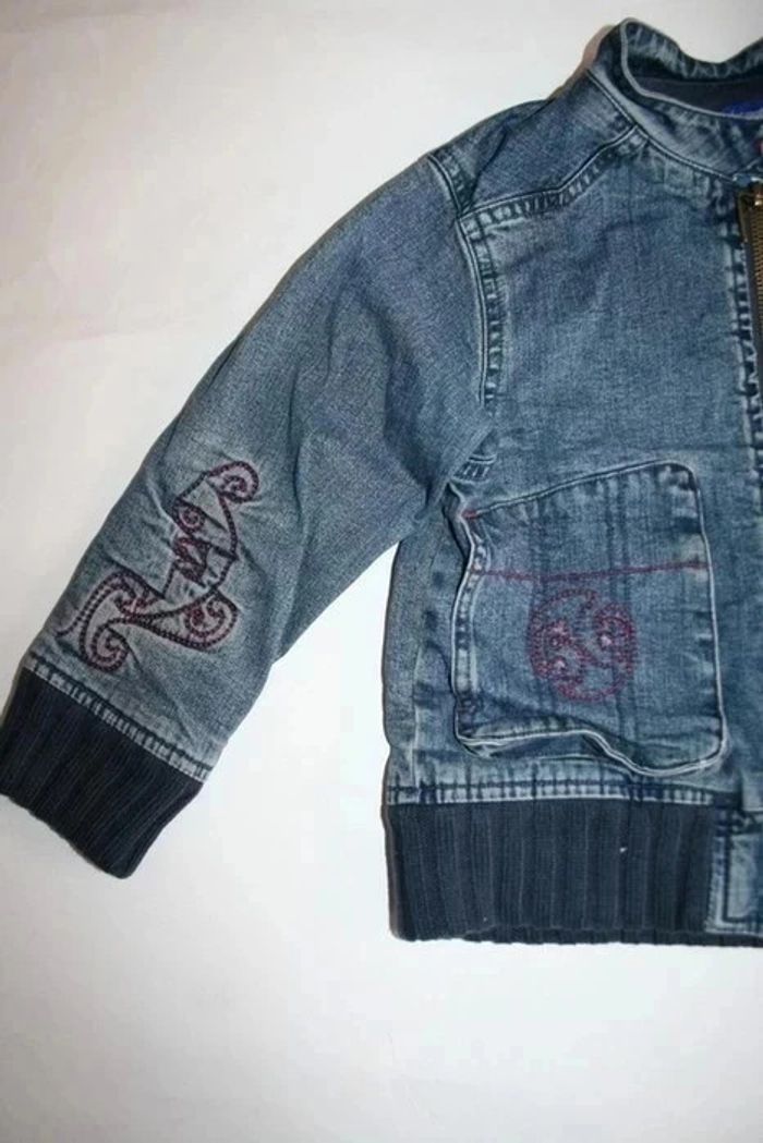 Veste en jeans doublé La Compagnie des Petits 4 ans - photo numéro 2