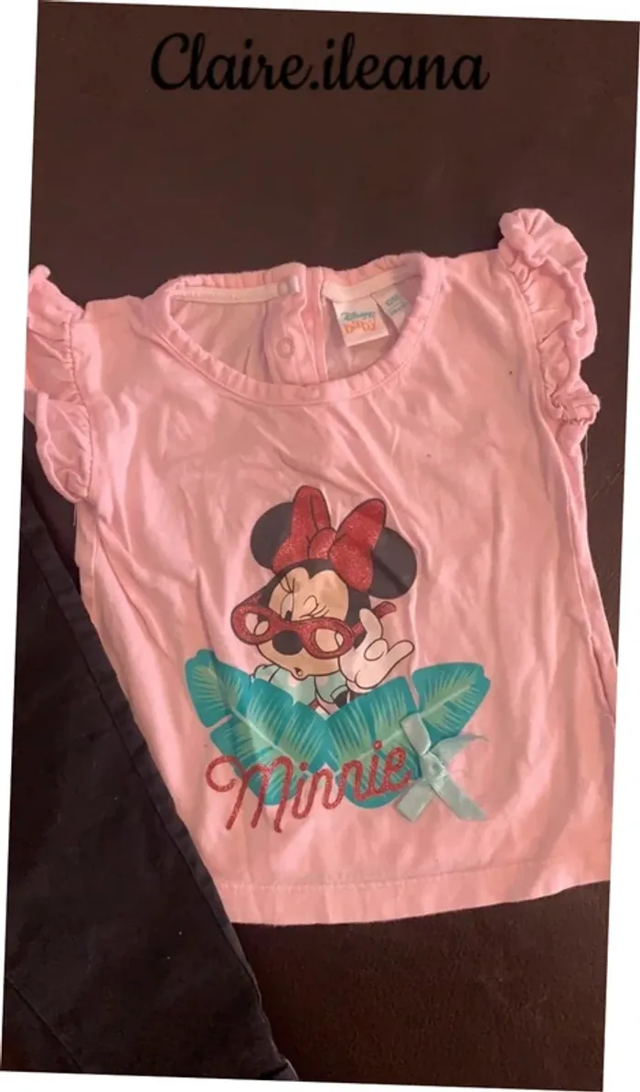 🛑ensemble minnie🛑12mois - photo numéro 4