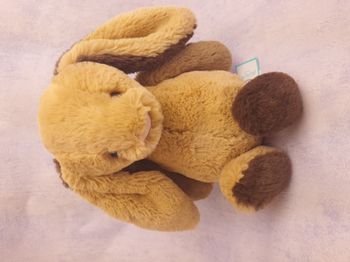 Bashful Patchwork Brown Bunny Jellycat retired lapin original medium BAS3PWB Nwt