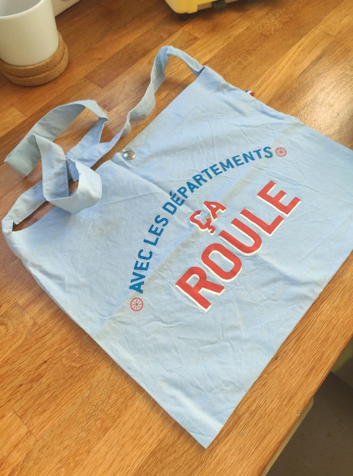 Tote bag en coton ça roule - photo numéro 2