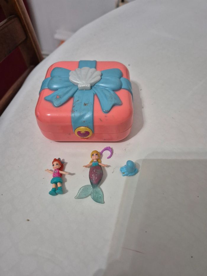 Lot 2 polly pockets mermaid cove et beach vibes - photo numéro 2